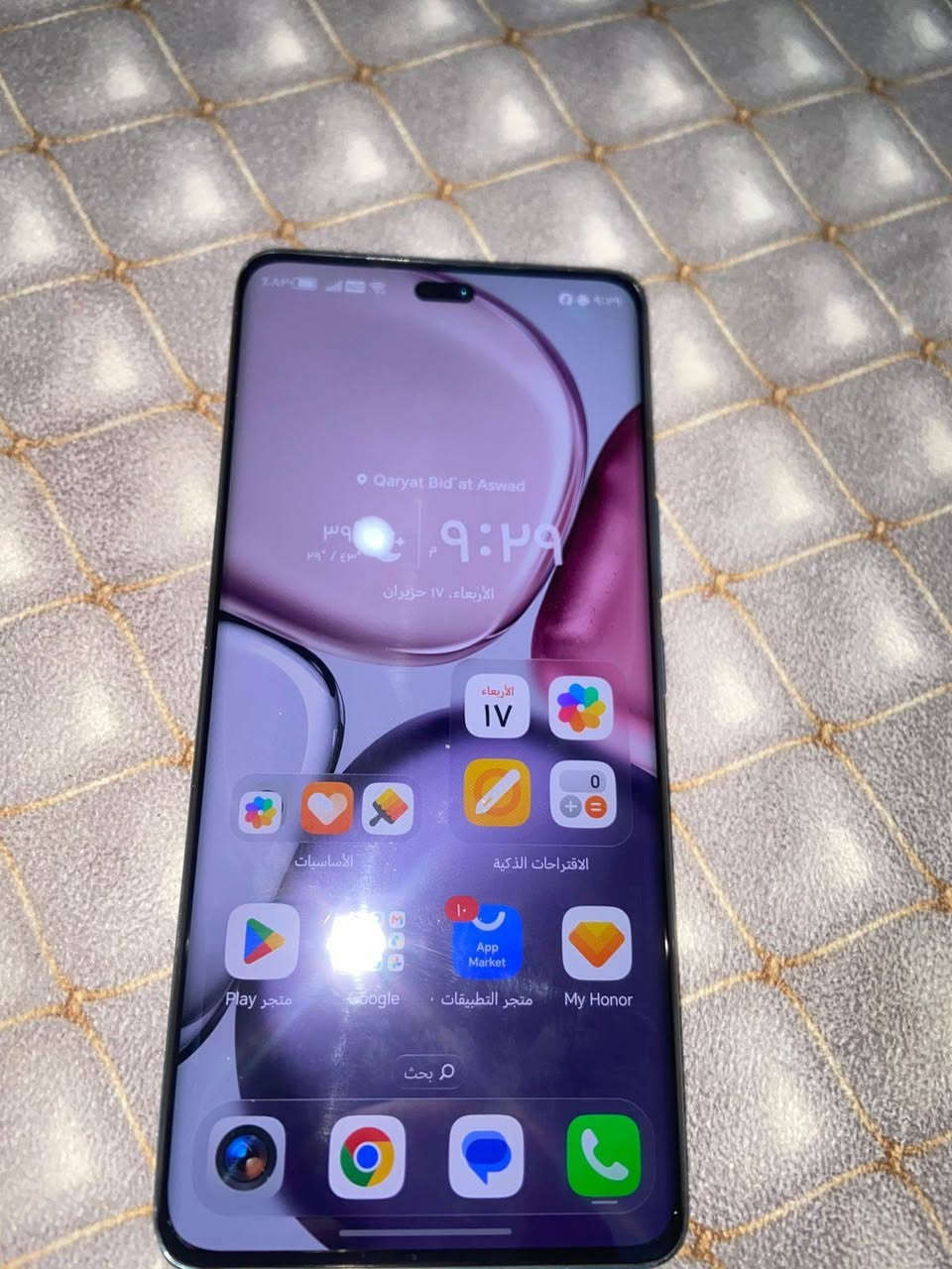 سلام عليكم موبايل honor x9c magic 5g للبيع مستعمل قليل نظافه 100/100 ذاكرته 256 السعر 325 وبي مجال الاتصال ***********  متواجد خاص
