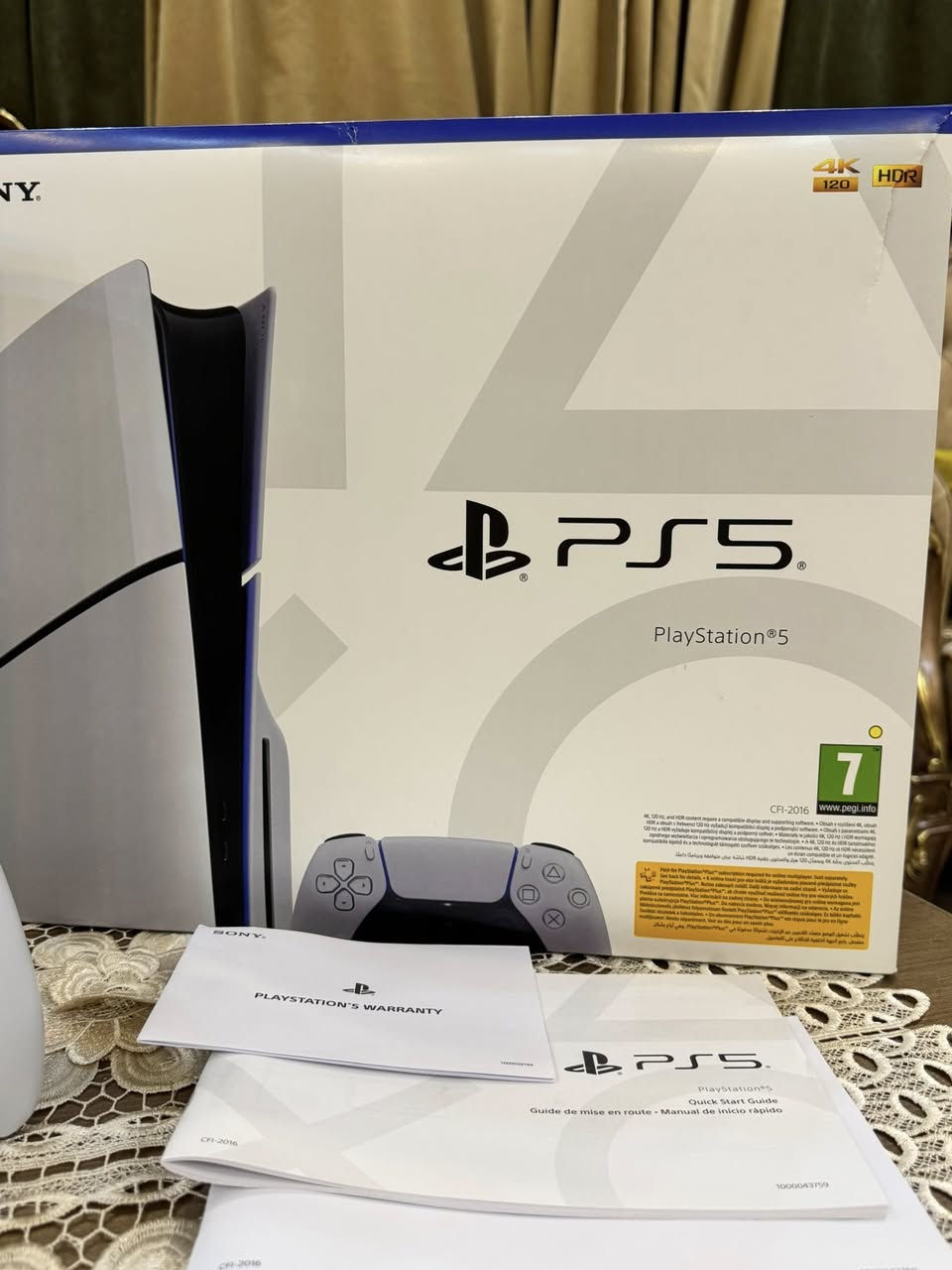 سلام عليكم
PS5 slim اوربي
نضافة100%
مع كامل الملحقات الموضحة بالصور
بسعر 750


**إذا كنت صاحب هذا الإعلان وتريد حذفه لأي سبب، رجاءا أرسل رسالة إلى الدعم الفني**