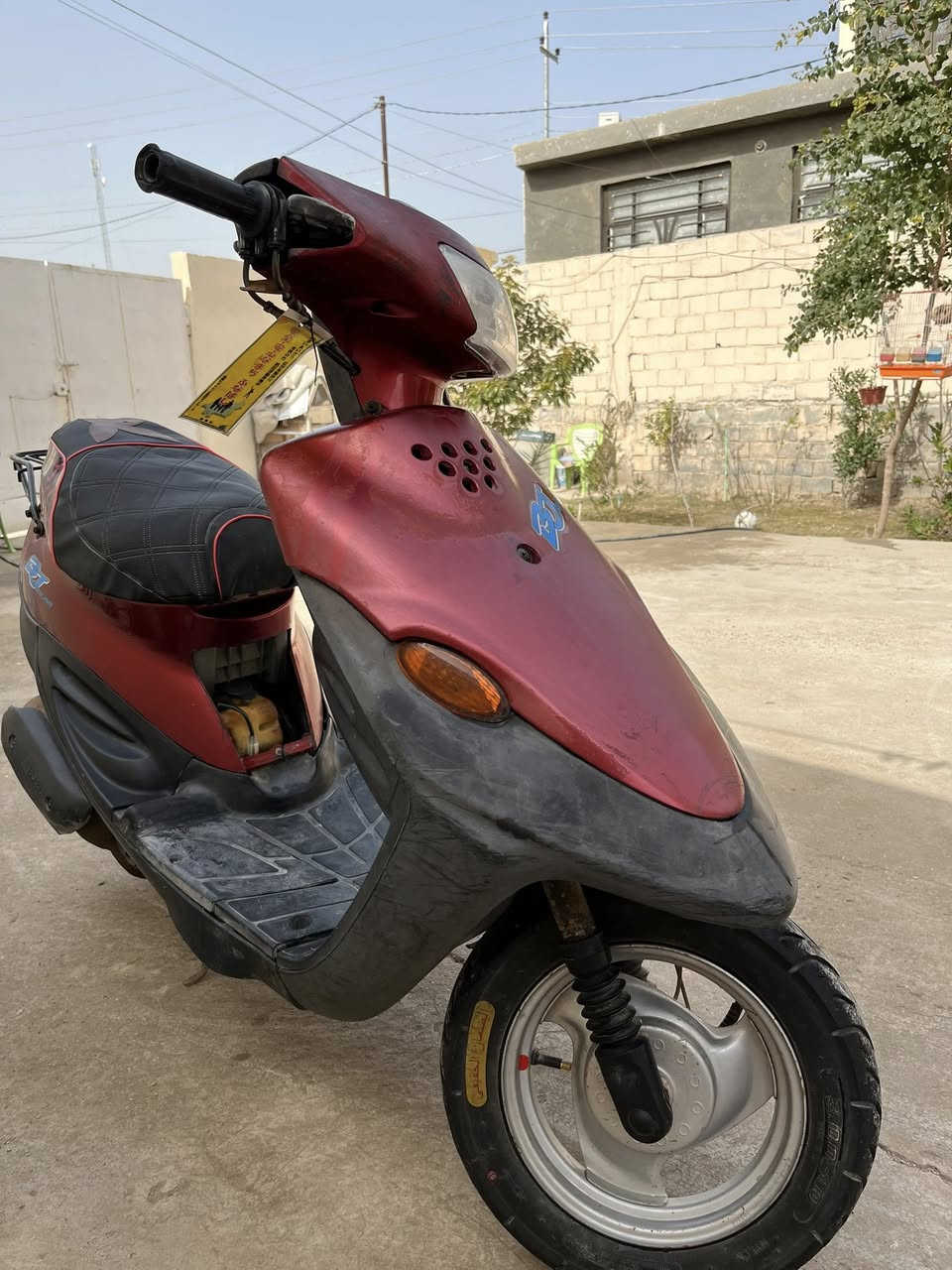 السلام عليكم
للبيع دراجة نوع ياماها بيجي Bj جاهزة من كلشي كهربائيات ومحرك واكسل سلف وهندر محرك مــآ مفتوح معدل ٦٠ كيج سرعة وبانزين واشاير شغالات تايرات جدد كفر اصلي بــس جارد ٢٢٥ وبيها مجال 

عنوان حلة _ شارع ٨٠ مال النجف _ قرب حلويات ومعجنات لبنان 
***********
