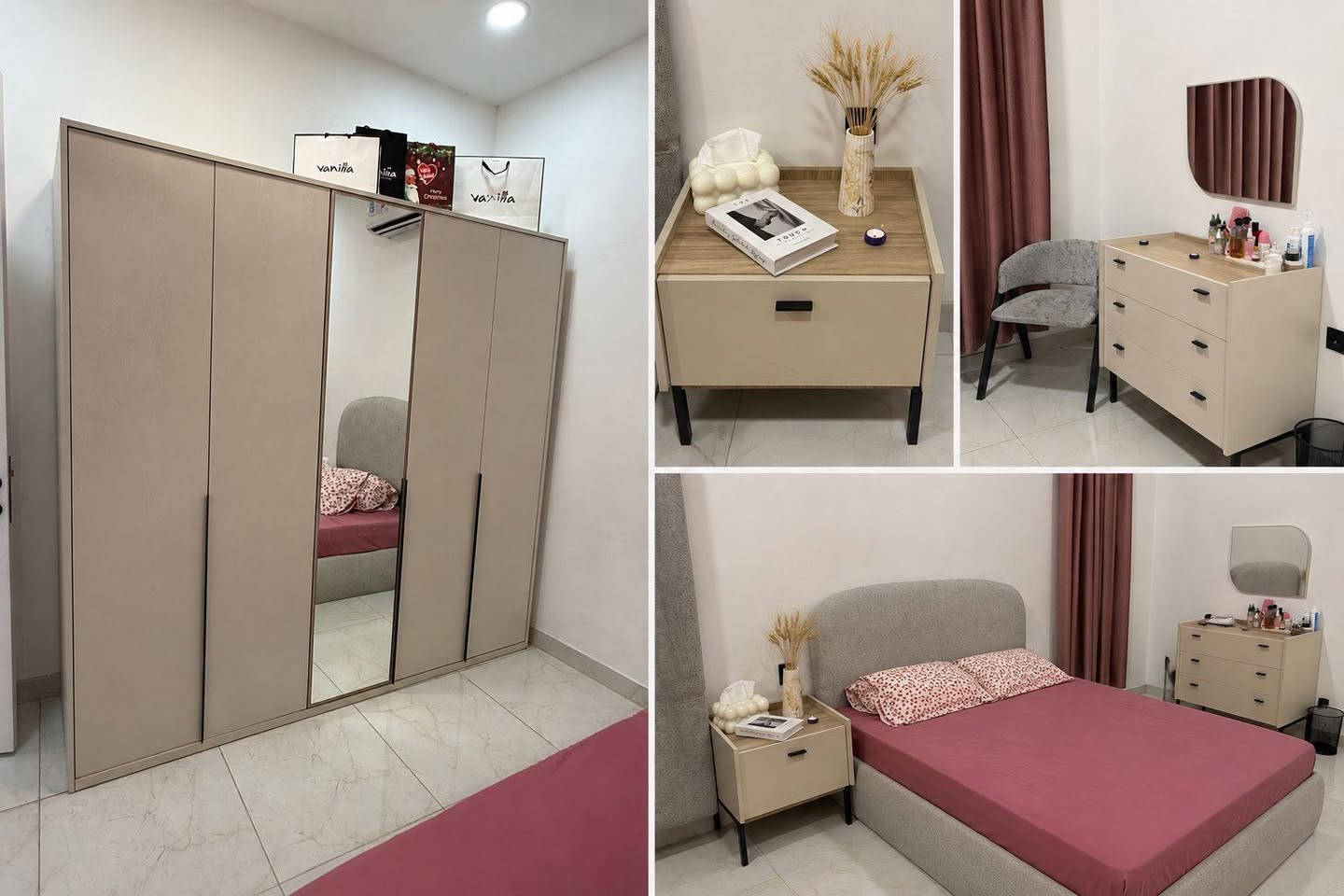 ✨
🤍
الغرفة تركي من مزاج سنتر  نظيفة واستعمال خفيف، مرتبة وما بيها أي مشاكل.

🛏️ تتضمن:

* دولاب كبير مع مراية
* تسريحة مع مراية
* كومدينة
* كرسي
جربايه  نفر ونص 
 
نظيفه جدااا  ب٩٥٠ مع الدوشك وبيه مجال قليل 
الاعظميه


**إذا كنت صاحب هذا الإعلان وتريد حذفه لأي سبب، رجاءا أرسل رسالة إلى الدعم الفني**