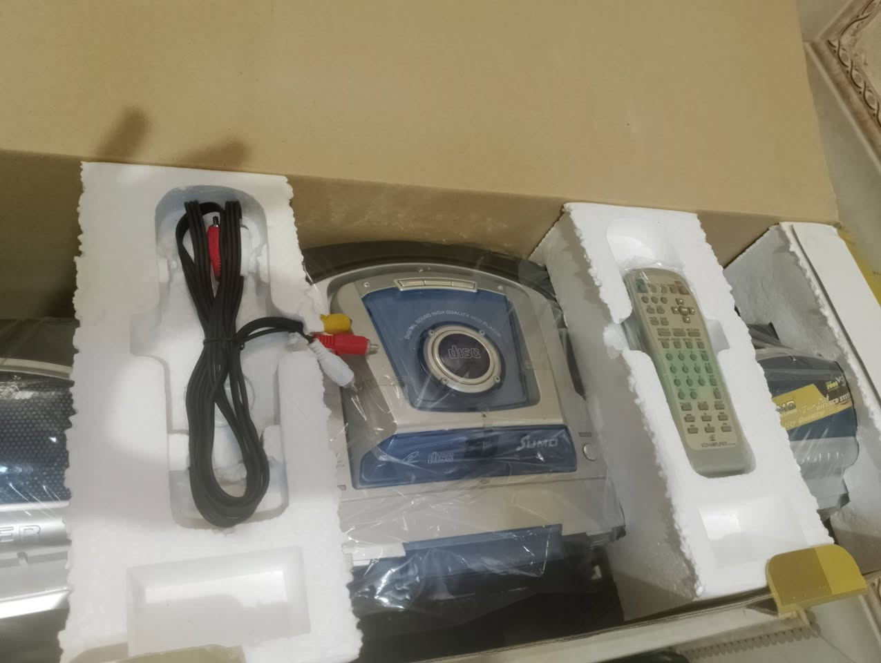 مسجل كاسيت ودي في دي وراديو جديد غير مستخدم حجم كبير السعر ٦٠ توصيل متوفر


**إذا كنت صاحب هذا الإعلان وتريد حذفه لأي سبب، رجاءا أرسل رسالة إلى الدعم الفني**