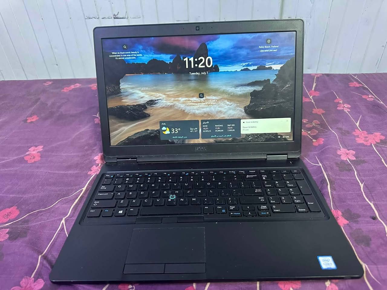 سلام عليكم لابتوب Dell 5590  لبيع
* الموديل: Dell Latitude 5590
* المعالج: Intel Core i5 الجيل السابع
* الرام: 8GB
* التخزين: SSD بسعة 256GB (المساحة المتوفرة تقريبًا 220GB
السعر 180.000 دينار عراقي


**إذا كنت صاحب هذا الإعلان وتريد حذفه لأي سبب، رجاءا أرسل رسالة إلى الدعم الفني**