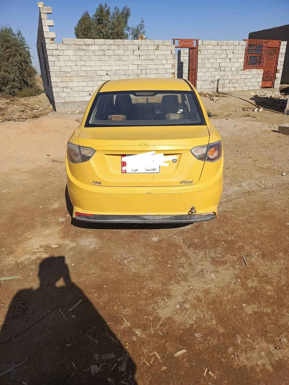 السلام عليكم
سياره للبيع فاو اولي موديل 2015
صدر خلفي امامي جديد تخم تاير جديد دوشمه جديده سنتر لوك محرك 1500 باتري جديد كهربائيات كله شغاله محرك كير كفاله تبريد تتفئه شغالت  والباقي مبين بل تصوير رقم  قادسيه     السعر 45 وبيها مجال 
  رقم الموبايل ‏‪***********‬‏
***********
