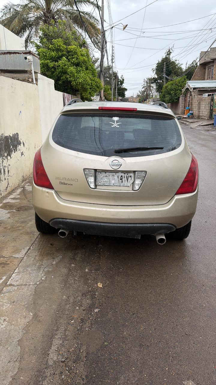 نيسان مورنوللبيع محرك وكير شرط عندي بس صدره ينرادله اوراقه كامله السعر ٤٥ ومراوس بادوات حصران مكاني سامراء 
***********
