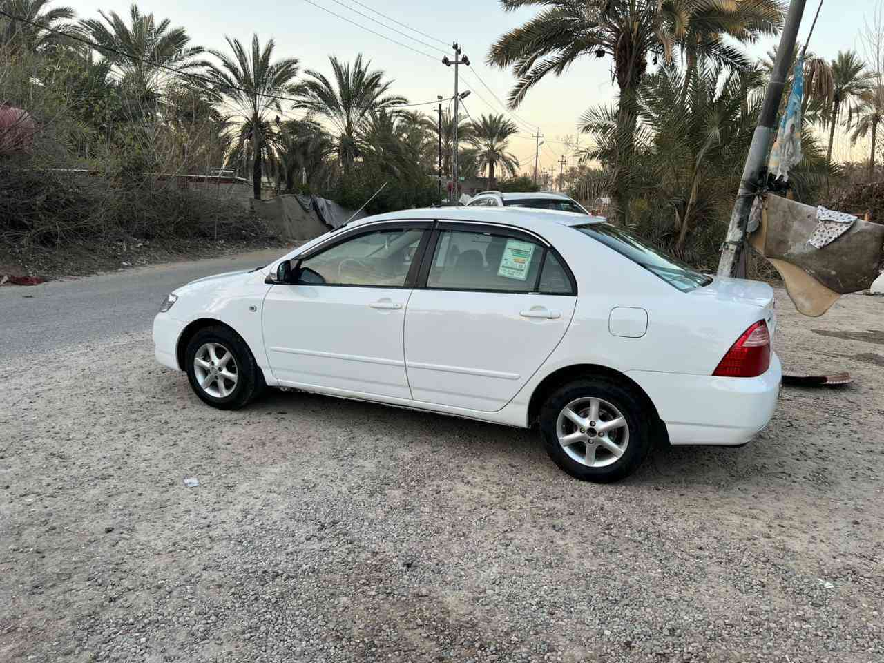 كورلا 2006 رقم قادسية هزه وسنوية جديدة فول نظافة كير ومكينة وحدادية وتبريد وتخم تاير ع الشرط(صبغ عام) حادثة جاملغ خلفي لا شاصي ولا حوض ولا لغد السعر 85 وبيه مجال مكاني كوفه شارع ال عيسى عمود 159 للاستفسار ***********
