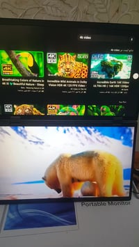 شاشة مزدوجة • 16 انش • تربط جميع الأجهزة