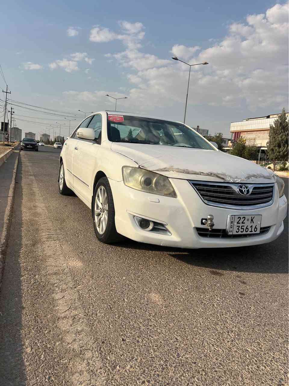 تیوتا ئۆریون مۆدیل٢٠٠٨قەپات مواسفات گیرو مکینە بیلاد أڤلۆن سیستم غازی ئیطالی ٤پارچە بۆیاغ بێ لێدران و بێ داخلی مواسفات خلیجی سعودی گیرو مکینەو توندو تۆلی و هەمو شتێکی بەشەرت دینار مەسروفی تیدانیە
سعری ٨٧$معامەلە 
*********** أربيل, العراق
