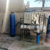 محطة تحلية اخذتهة من الكرادة وصلهة بيهة موجود صارلهة سبوع  أم لالف  بل...