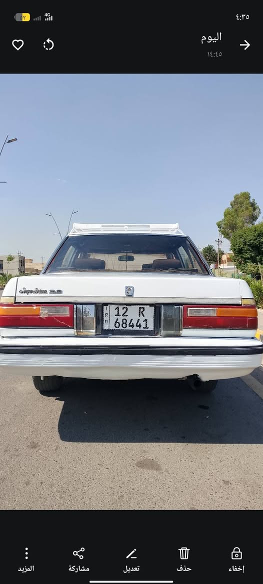 سوبر 85 للبيع 33 بها مجال كربون بنزين موبايل ***********

