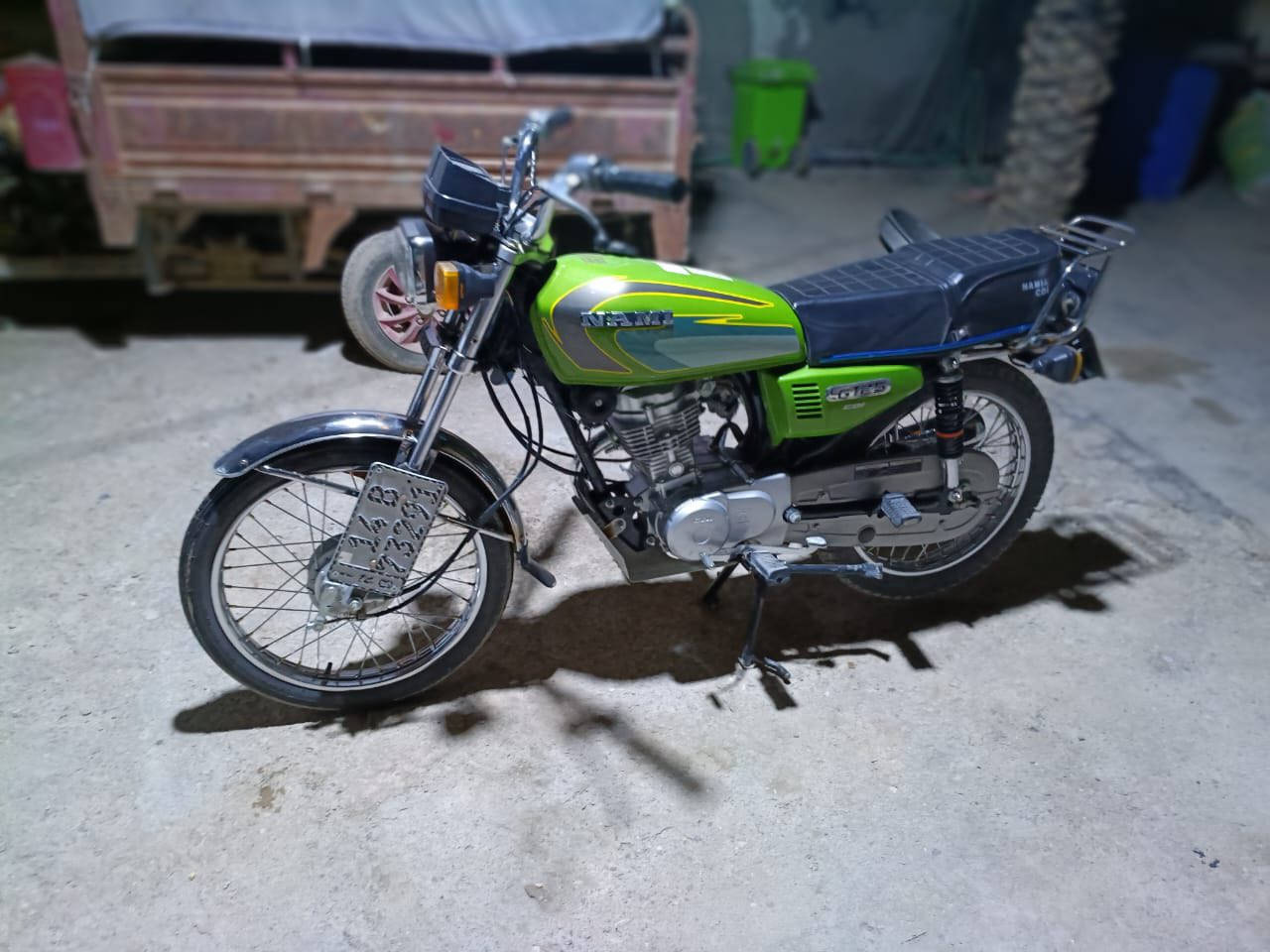 سلام وعليكم (دراجه لبيع ما بيها ايشي كفاله عامه الله شاهد عليه دراجه صار شهر متروكه ولا طالع بيها سعرها 1550بيعا مجال بسيط  رقمه وسنويه دراجه(شرط تحويل ثاني يوم احول شوكت متريد احول(رقمي(***********(بكان بصره معقل
