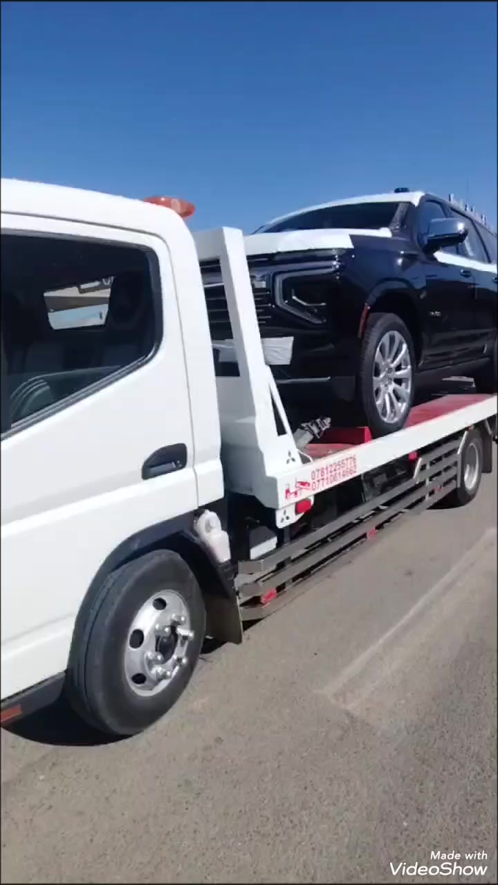 كرين سطحي لنقل كافه انواع السيارات داخل و خارج بغداد على مدار ٢٤ ساعة ***********
***********
***********
