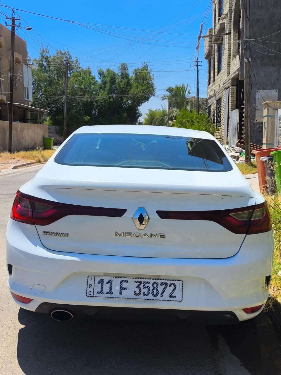 السلام عليكم …
للبيع رينو ميجان 2021 

مكينه 1.6 تنفس طبيعي 

ماشيه 158 Km 

كشافات ضبابيه بروجكتر

تحكمات ستيرن

وضع ايكو Eco

سويجات ثنين 

داشكام 

اشاير مري 

صدرين زينات 

تخم تاير 

بك لايت ليزري 

كير ومكينه كفاله 

مابيه نواقص ان شاءالله 

السياره باسمي هزه ورقم جديد 

بيه صبغ صفحه اثر شخط 

السعر 95 وبيه مجال ان شاءالله 

مكان السياره بغداد حي الجامعه

للاستفسار الاتصال

***********
***********

