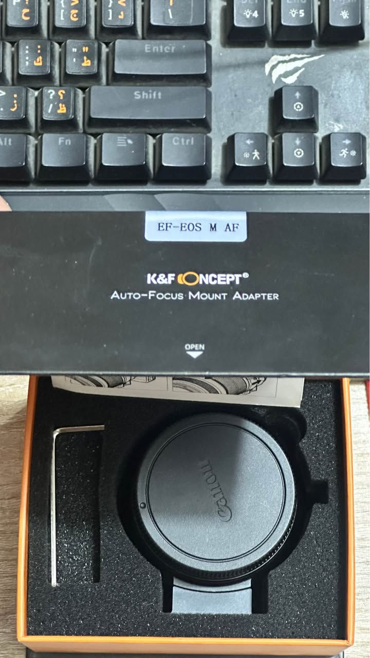 محول عدسات Canon EF/EF-S إلى EOS M
ماركة K&F Concept
يدعم Auto Focus + Aperture Control
حالة ممتازة، واستخدام قليل نظيف وشغال 100%
مع الكرتون 
يتوفر توصيل حلة, بابل


**إذا كنت صاحب هذا الإعلان وتريد حذفه لأي سبب، رجاءا أرسل رسالة إلى الدعم الفني**