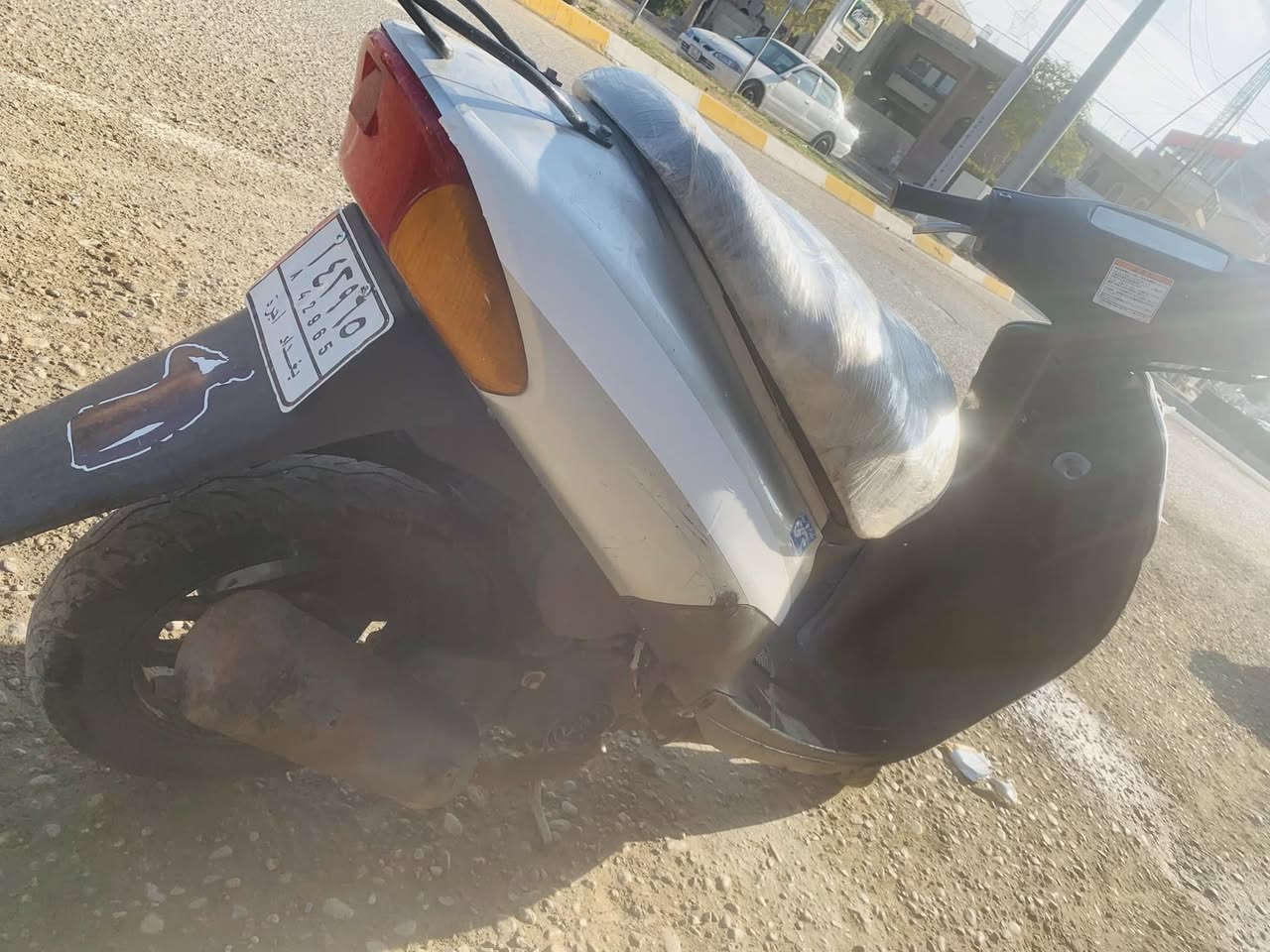 السلام عليكم للبيع دراجة سازوكي 60دراجة كلش حلوه ومرتبه كل شي شغال بيها عدا عداد السرعة سعر 275وببه مجال. 
***********
