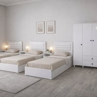 غرفة نوم نفر • MDF تركي • تفصيل حسب الطلب