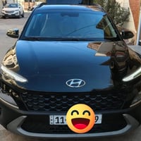 هونداي كونا وارد أمريكي 2023  محرك 2000 دوش  لون اسود مواصفات sel  بصم...