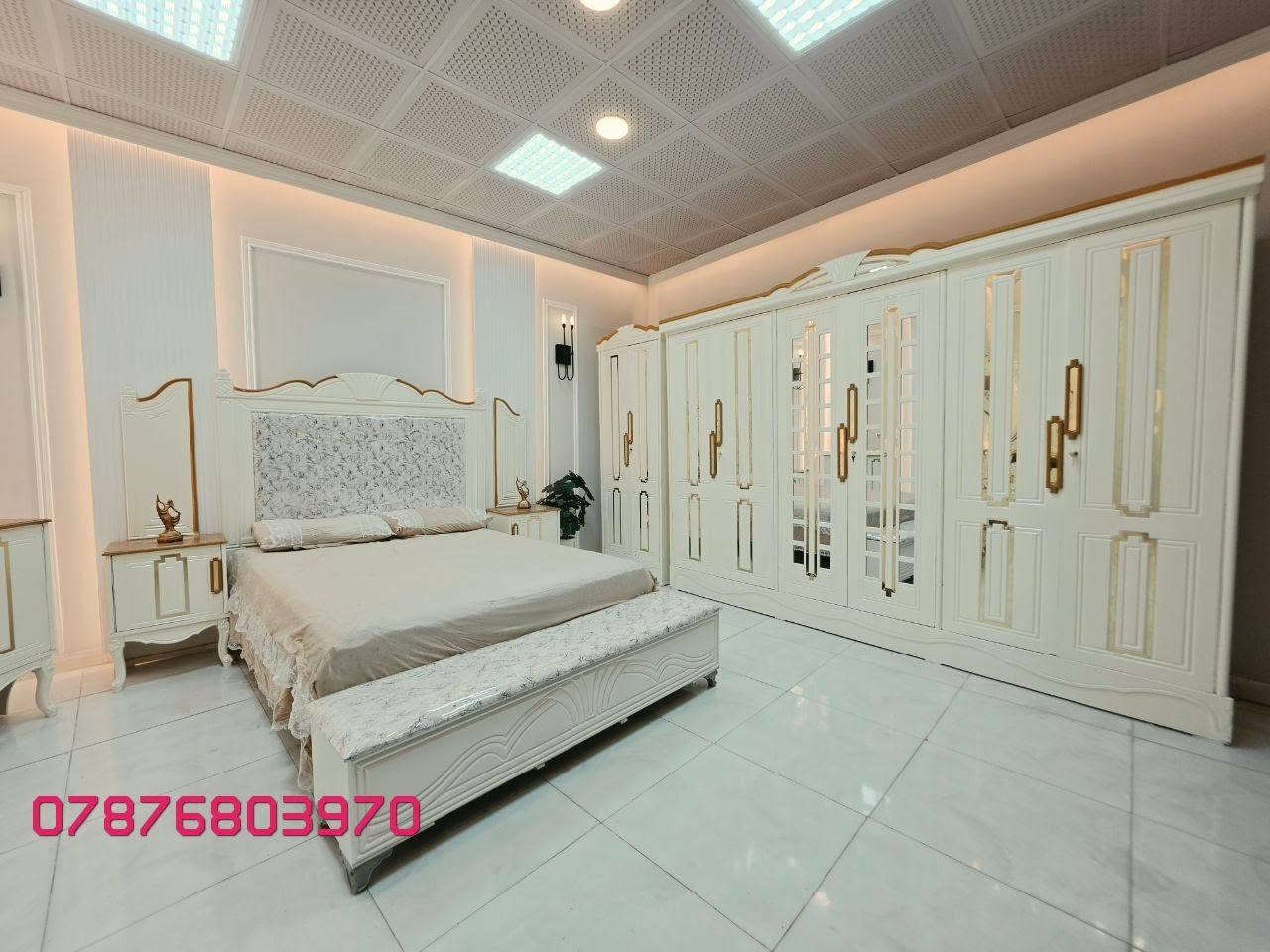 ✨ غرف نوم عراقية فاخرة بأجمل التصاميم وأفضل الأسعار ✨
***********
***********
http://wa.me/+9647876803970

🔹 نجارة عراقية متقنة بجودة عالية وتشطيبات راقية.
🔹 أكثر من 50 موديل مختلف يناسب جميع الأذواق.
🔹 توصيل إلى بغداد وجميع المحافظات بأجور مناسبة.
🔹 سرعة في الإنجاز وخدمة مميزة حتى باب البيت.

📌 مكونات الغرفة:
✔️ كنتور قياس 320 
داخل 3 ملم الوجه 5 ملم
✔️ ميز مرآة 
✔️ ميز بلازما
✔️ زاوية كنتورية. قياس80
✔️ سرير 160*200
✔️ تاج الجرباية
✔️ ناصي الجرباية
✔️ قواعد الجرباية كله بلوك
✔️ كومدين عدد (2) قياس 50 الواحد 

⭐ الإضافات:
▪️ شازلون مقعد: 50 ألف دينار
▪️ شازلون مخزن: 75 ألف دينار
▪️ دواشك طبية درجة أولى بضمان استبدال 5 سنوات:
150 ألف دينار / 
http://wa.me/+9647876803970

💰 أسعار غرف النوم تبدأ من:
1,000,000 دينار إلى 1,250,000 دينار فقط

🛏️ كما يتوفر لدينا موديلات طابقين بأسعار تبدأ من:
1,800,000 دينار فما فوق

🎨 أعمال صبغ  من أجود الخامات وبأسعار متنوعة تناسب الجميع.

🚚 ويانه طلبك يوصل لباب البيت بأسرع وقت!

📞 للحجز والاستفسار:
http://wa.me/+9647876803970
*********** 
***********
***********

📩 يرجى إرسال صورة الموديل المطلوب  التواصل مباشرة واتساب، وسنكون بخدمتكم.
