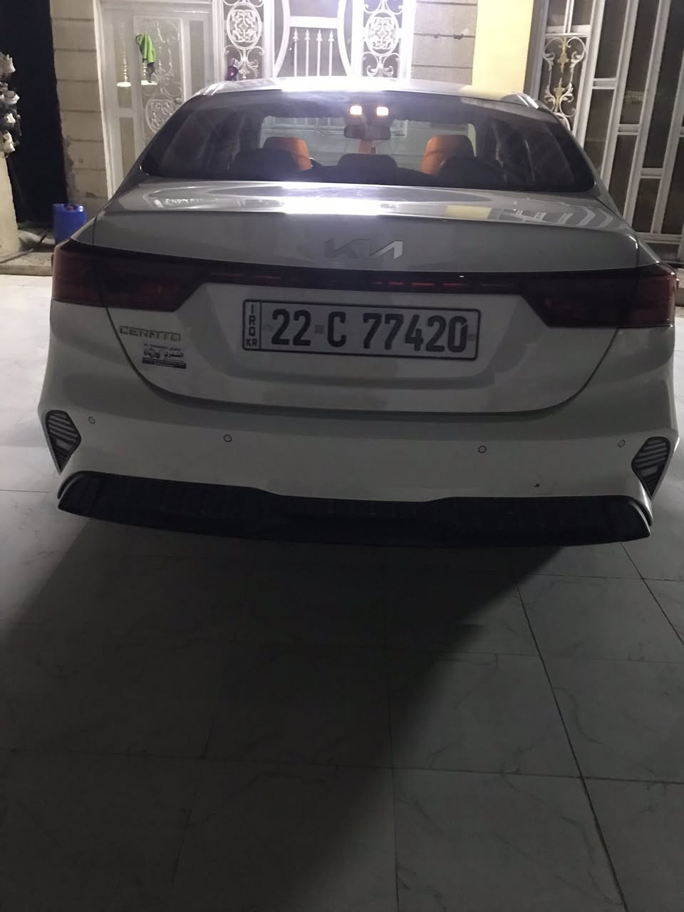 سلام عليكم للبيع سيراتو مديل 2022رقم اربيل سياره مكفواله ماعدى صبغ دعاميه الاماميه وتفاصيل سياره كامله في سونار الاستفسار ***********
