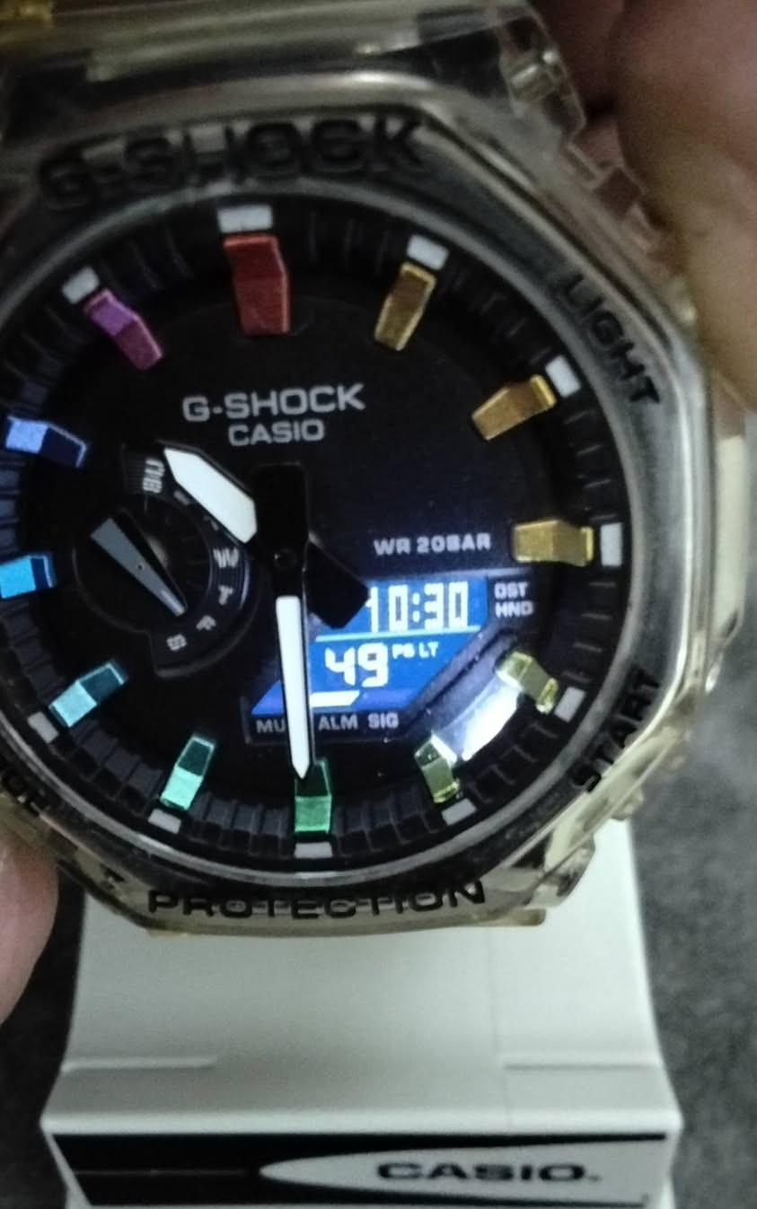 اخوان ساعه كاسيو جي شوك من طرازGA 2100 ذا هيكل الشفاف (من شركه كاسيو الياباني)


**إذا كنت صاحب هذا الإعلان وتريد حذفه لأي سبب، رجاءا أرسل رسالة إلى الدعم الفني**