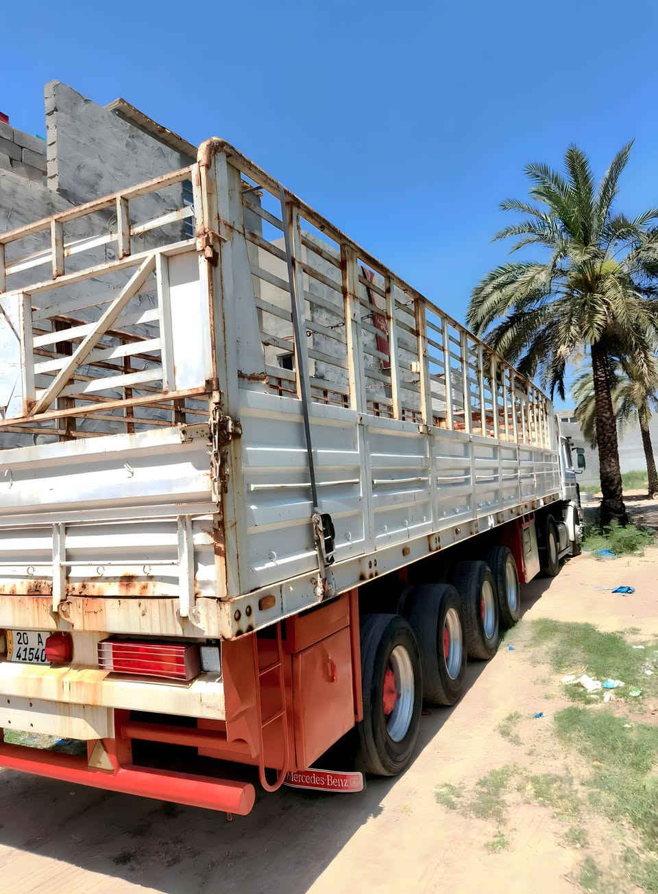 السلام عليكم عربانه حداديه تفصال طول 12.5فلوجه جناب أردني 2متر ارتفاع و شاصي 16 دناكير 3برينه و1رفاع 14
مكفوله كهربائيات وهوه كامله ثلاجه جديده تيارات 70/22.5 تخم ويل ألماني السعر 125$ العنوان ديالى 
***********
***********
السلام عليكم عربانه حداديه تفصال طول 12.5فلوجه جناب أردني 2متر ارتفاع و شاصي 16 دناكير 3برينه و1رفاع 14
