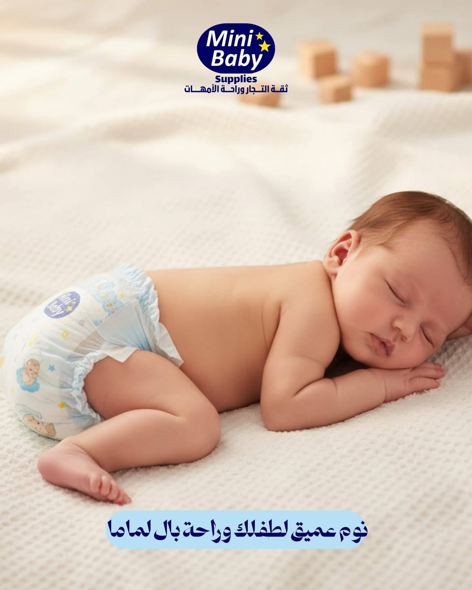 📍متوفره في مركز عالم الحليب / المسيب  حفاضات ميني بيبي بتصميمها الوقائي الرائع تضمن لطفلك الشعور بالصحة والراحة، وتمنحك أنت راحة البال. 

📍 حفاضات ميني بيبي توفر أقصى درجات الجفاف بفضل نظامها المصمم بعناية، فهي تحتجز البلل بعيدًا عن بشرة طفلك لساعات طويلة، مما يمنع تهيج الجلد ويمنح طفلك شعورًا بالجفاف طوال النهار والليل 

📍 بفضل سطحها الناعم والقطني والأشرطة اللاصقة المريحة، والحواجز الواقية، تعد حفاضات ميني بيبي الخيار المثالي لطفلك

التعبئة في لكيس الواحد
رقم 1 : ( 86 ) 
رقم 2 : ( 80 )
رقم 3 : ( 70 ) 
رقم 4 : ( 60 ) 
رقم 5 : ( 52 )
رقم 6 : ( 42 ) 
رقم 7 : ( 32 ) 

🏬 بابل المسيب شارع البلديه مقابل د جعفر وفي للاطفال للإستفسار مراسله البيج او الاتصال ع الرقم ***********

