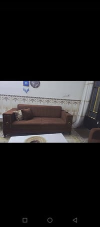 طقم ٧ مقاعد • طاولات وسطية وصغار • نظافة ١٠٠%