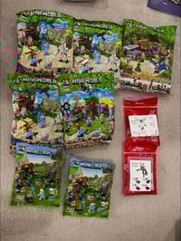 ليغو ماين كرافت • أكثر من ١٠٠٠ قطعة • ٤ أكياس كبار