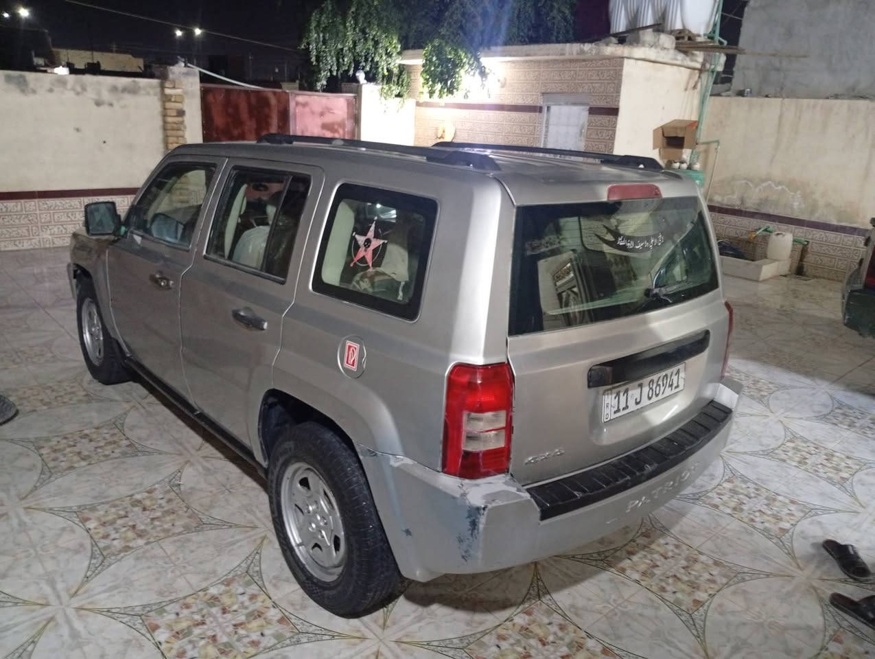 السلام عليكم
جيب باتريوت 
2008
مكينه 4اسلندر 2400
مابيه ضربه 
تحويل مباشر بسمي 
مكينه وكير بل كارتون 
تخم تأير جديد 
رقم بغداد انكليزي بسمي 
المكان ذي قار قضاء الغراف 
السعر 78وبيه مجال 
رجا رجا المو شراي لايتصل
***********
