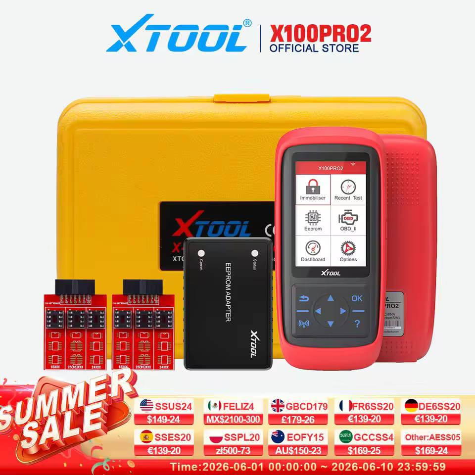 جهاز XTOOL X100 Pro2 OBD2 لفحص وبرمجة مفاتيح السيارات مع قارئ أكواد ومحول EEPROM، أدوات تشخيص أعطال السيارات، تحديث مجاني مدى الحياة


**إذا كنت صاحب هذا الإعلان وتريد حذفه لأي سبب، رجاءا أرسل رسالة إلى الدعم الفني**