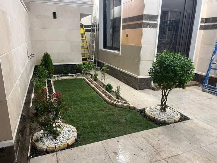 مستعدون لعمل هندسة وديكورات  الحدائق الداخليه والخارجيه 💐🏵🌺والنافورات⛲ والشلالات 🏞وزراعه الثيل⛰️ ولاشجار والورود وعاده ترتيب الحديقه وقص الاشجار والثيل وادامه لحدائق اسبوعيا عل مدى شهر ، في محافظة الديوانيه🏢،أسعار مناسبة،لسنا الأوحد ولكنا الأفضل ✊️🤝👍وهذه بعض الصور من أعمالنا لحديقه داخليه وحسب طلب الزبون ، للتفاصيل اكثر الاتصال على الرقم📞 ***********او مراسله على الواتساب
