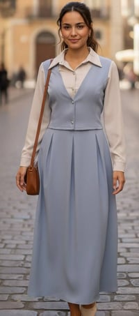 فستان طويل • مقاسات ٤٠-٥٠ • توصيل المحافظات