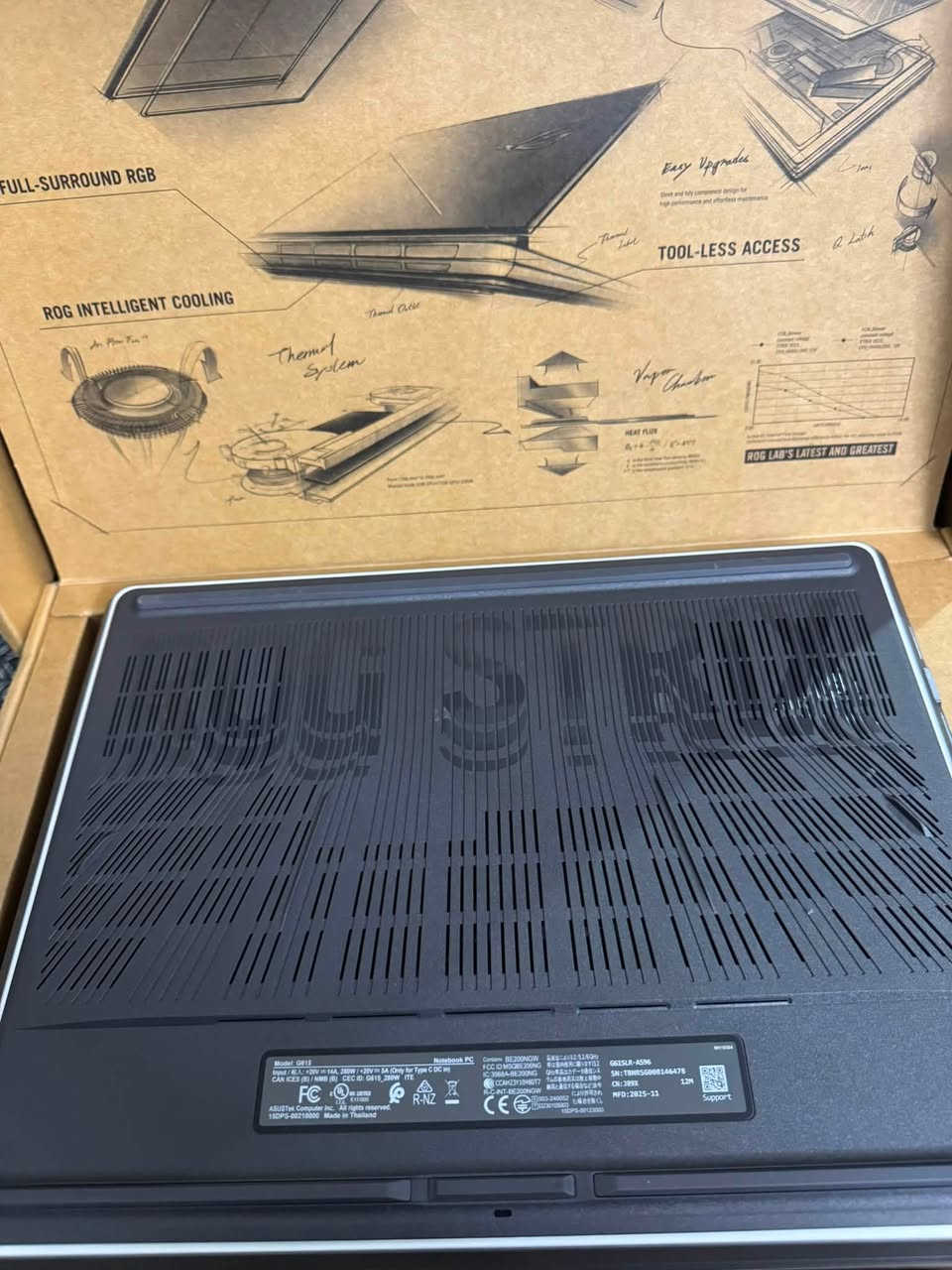 السلام عليكم
للبيع لابتوب asus rog strix g16 فقط مفتوح من الباكيت حتة ممفعل بعدة المواصفات 

5070ti 12GB

Ultra 9 275HX

32GB DDR5 

1TB ssd 

2k 240hz 

السعر 3,750,000 

اللابتوب جديد فقط مفتوح من الباكيت  الاستفسار خاص


**إذا كنت صاحب هذا الإعلان وتريد حذفه لأي سبب، رجاءا أرسل رسالة إلى الدعم الفني**