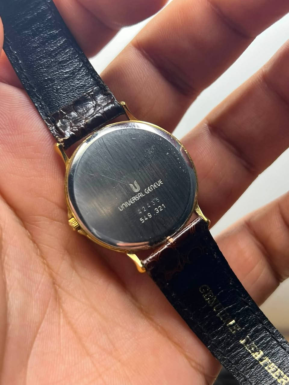 ▪️يونيفيرسال جنيف
▪️سويسري اصلي
▪️موديل 1980
▪️بطارية كوارتز
▪️قطر 32 ملم رسمي
▪️تغليف ذهب
▪️سير مستبدل
▪️نظافة ممتازة

رجاءًا لمعرفة السـعر والحجز خاص 📍
للاتصال***********
