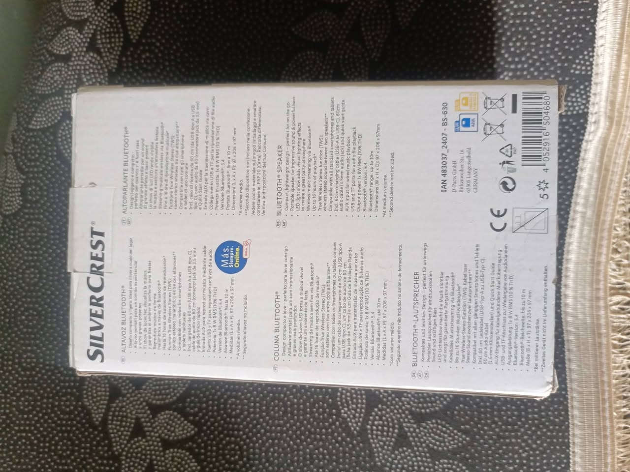 سبيكر فول ألماني سلفر كرست أصلي سعر ١٥ الف


**إذا كنت صاحب هذا الإعلان وتريد حذفه لأي سبب، رجاءا أرسل رسالة إلى الدعم الفني**