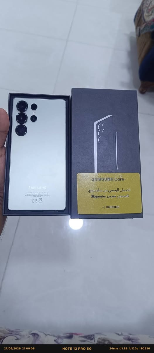 السلام عليكم
اس 25 الترا 

ذاكرته تيرا 

كامل ملحقات وكاله

لون اخضر 

نضافتة فول 

مستخدم عندي قليل

سعره 1375 وبي مجال جدا قليل

مكاني بغداد العبيدي 

***********

ما عندي توصيل وما اجاوب هنا
