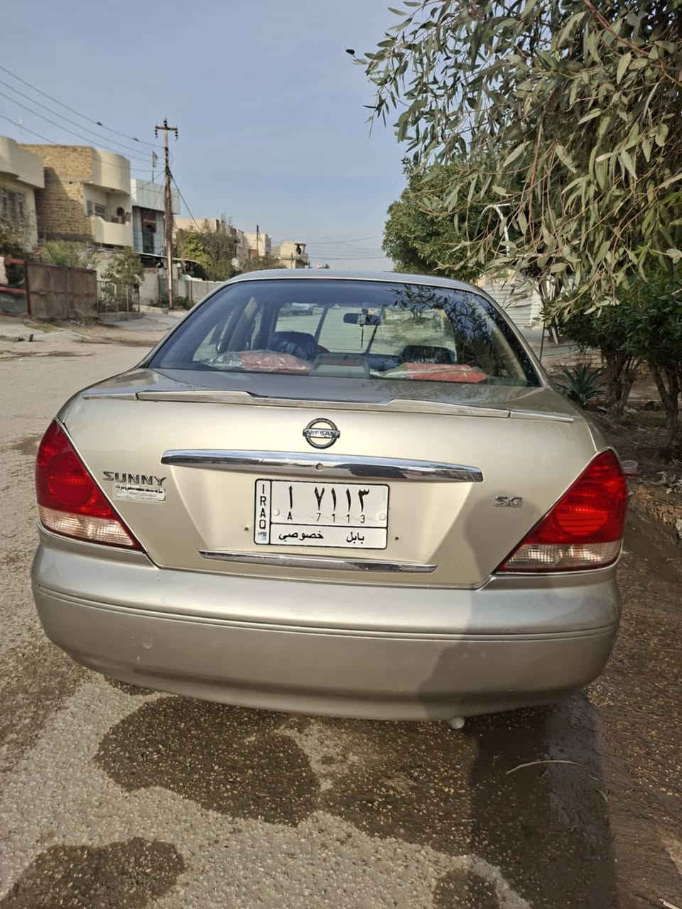 السلام عليكم للبيع نيسان سني 2005رقم بابل  السياره جاهزه كير مكينه تبريد صدر حداديه كهربائيات بيه رش صفاح فقط للجماليه السياره رقم بابل السعر ٨٢ وبيه مجال المكان حله مركز مدينه للأستفسار
***********
