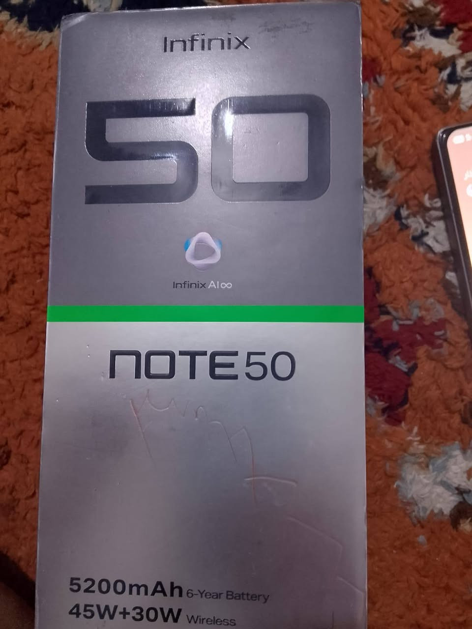 السلام عليكم
جهاز للبيع نوت50 انفنكس ذاكرة ٢٥٦ جهاز بلادي ممصلح ولاداخل تصليح كلة بلادي مال بيت نظافة85% كارتونة وشاحنة كلة كامل مابي اي نقص تجي تفحص وحيك وتاخذة السعر 290  الف وبي مجال قليل مكلف بالنشر الاتصال على صاحب الجهاز 
*********** بي واتس اب
