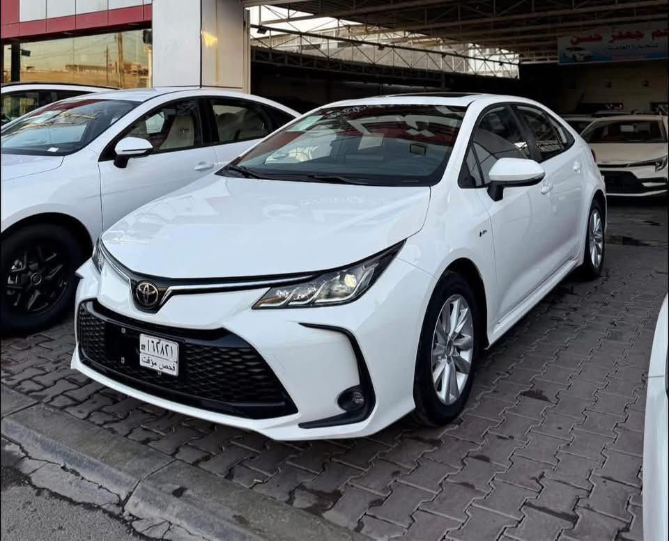 كورلا 2025  HEV زيرو علامه سوده شكل خليجي 

المواصفات 
🛜مكينه 1800 هايبرد شحن ذاتي 
🛜سلايت 
🛜كراسي جلد اصلي 
🛜رادار + تحديد مسار طريق + قيادة ذاتيه 
🛜قرائة علامات الطريق المرورية
🛜بصمة تشغيل + دخول ذكي  يدة الباب
🛜هاندر بريك بصمة + اوتو هولد 
🛜 بطاين بوب حياكه  مطرز 
🛜كيجات ديجتل 
🛜شاشه مسجل +تبريد بيانو + كامره خلفيه دوارة + كار بلي 
🛜تبريد قطعتين 
🛜لايت زينون عالي ناصي + بروجكتر لد زينون 
🛜 حساس اطار + حساس مطر + حساس لايت داينمك  
🛜ايفو مود + مود درايف + مانع انزلاق 
🛜 تحكم  الستيرن كامل مع كروس سرعه
🛜ايرباك عدد 10
🛜ويل كب  حجم 16 

‼️لمعرفه السعر علق برقم 1 ‼️

عنوان الشركة📍.. بغداد - معارض البياع - الشارع الرئيسي

     اوقات الدوام جميع ايام الاسبوع 
    من الـ 10 صباحاً الى الـ 9:30 مساءً

   للاستفسار يرجى الاتصال على الارقام الاتية 📱:
 
*********** 📲 
*********** 📲  

📲‏‭***********‬‬ 
*********** 📲

📲‏‭***********‬ 
*********** 📲
