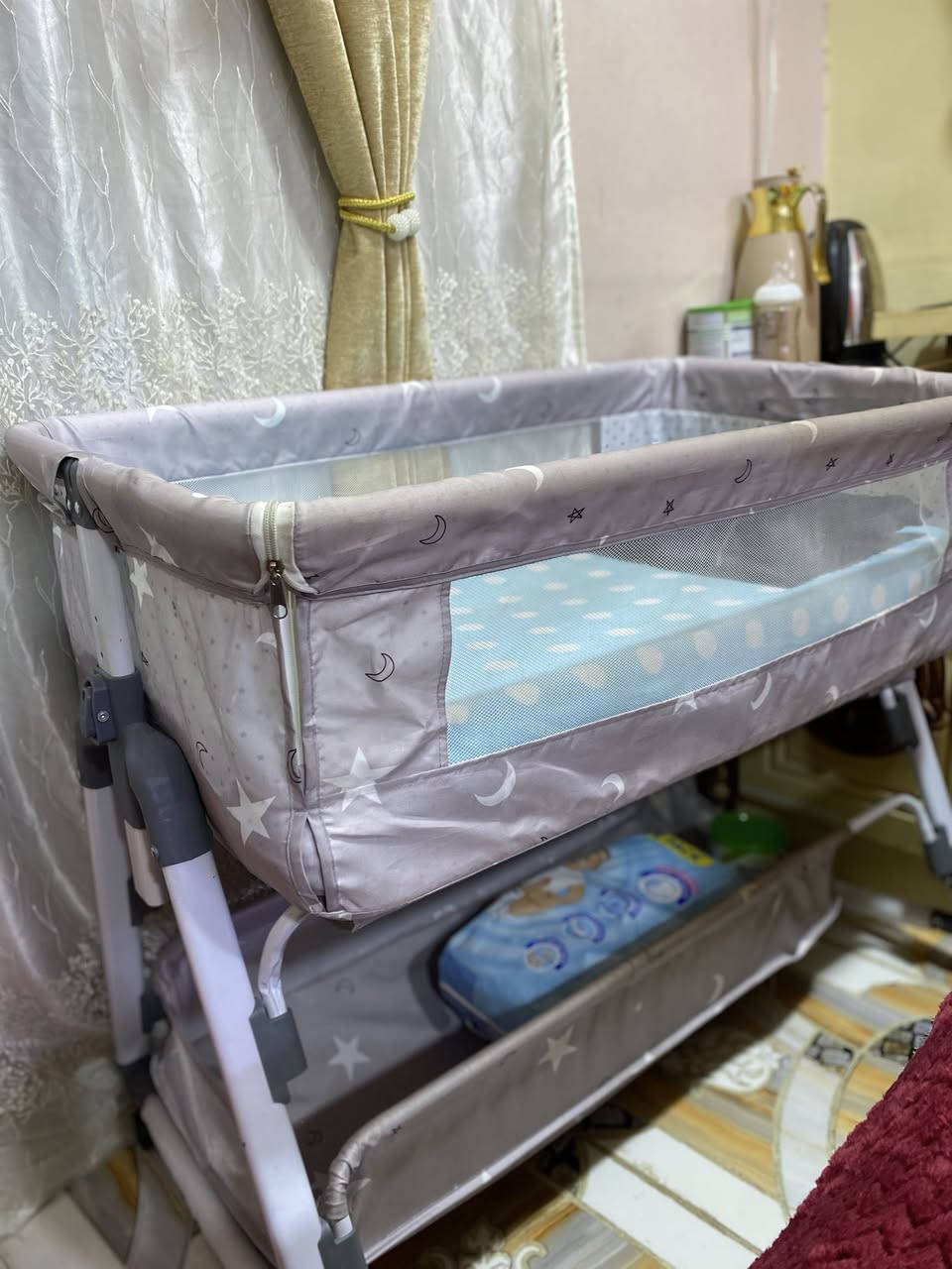 كاروك طفل للبيع 
جديد استخدام شهرين
يرهم هزاز وثابت 
وياه دوشك وبطانيه هديه للشراي


**إذا كنت صاحب هذا الإعلان وتريد حذفه لأي سبب، رجاءا أرسل رسالة إلى الدعم الفني**