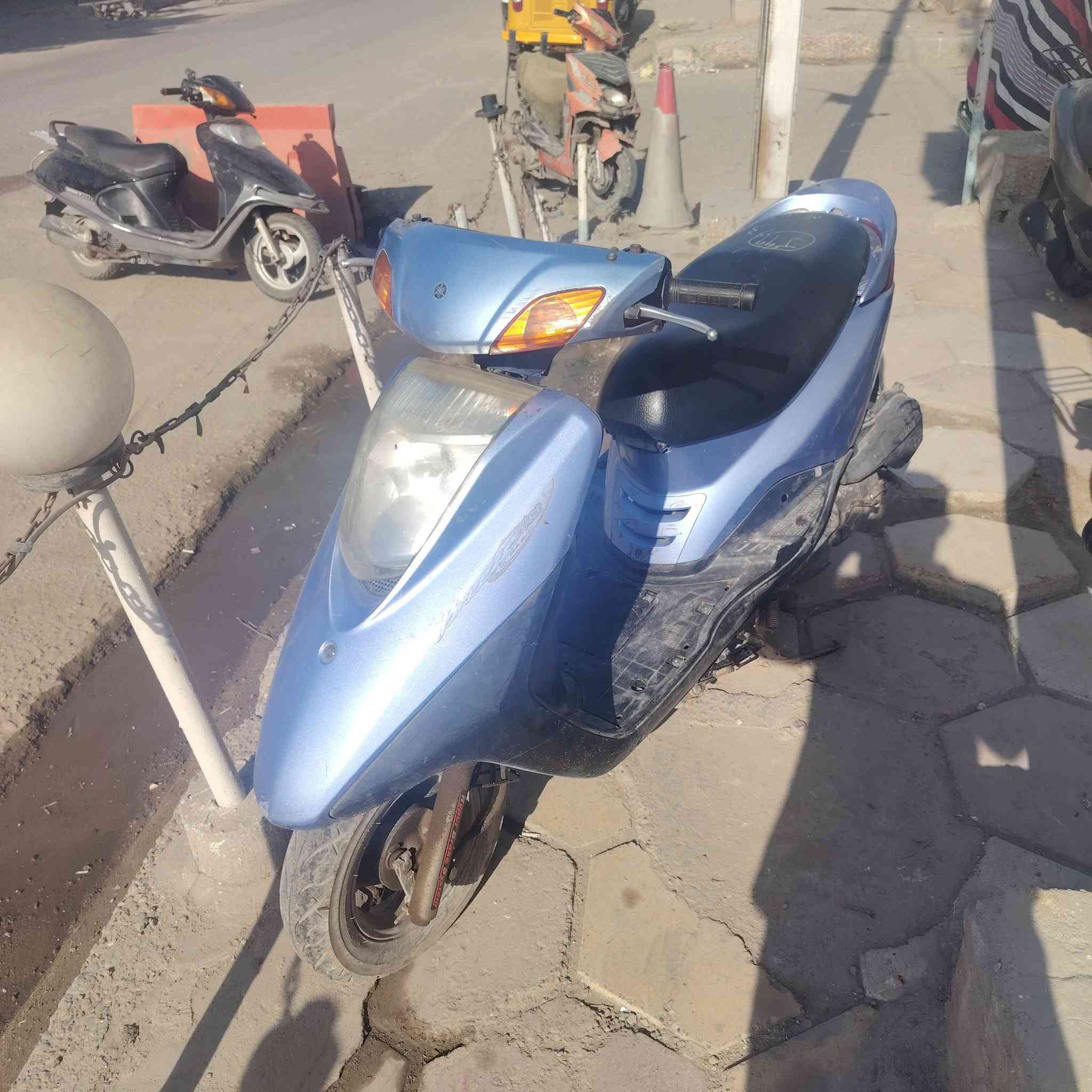 سلام عليكم دراجه  للبيع نوع الدراجه بريز ياباني صاله شهر من طلعت من لوكيل *********** مكاني ميسان
