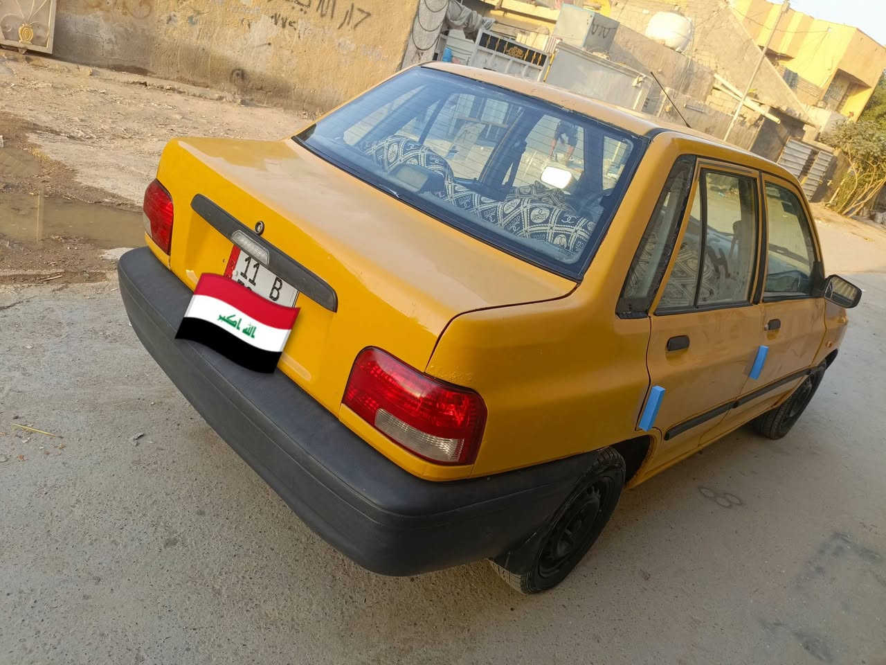 سلام عليكم سايبه موديل 12 مصفره هيئه وغرامات رقم انكليزي مكينه وكير مكفولات شواصي معمره تعمير درجه اولى سياره تخم تاير صدر نضيف السعر 22 وبيهه مجال مكان بغداد رقم الهاتف ***********
