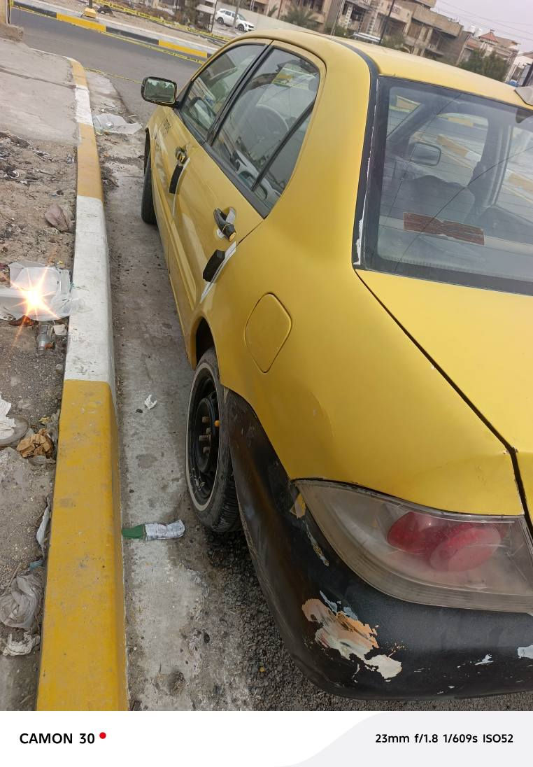 سلام عليكم لانسر ميستبوشي ٢٠٠٧ كير أوتوماتيك محرك ١٦٠٠ مصفرة هيئة وغرامة بيه ضرب بل خلف بس ما وصل للحوض سعره 62 وبيه مجال الاتصال ***********
