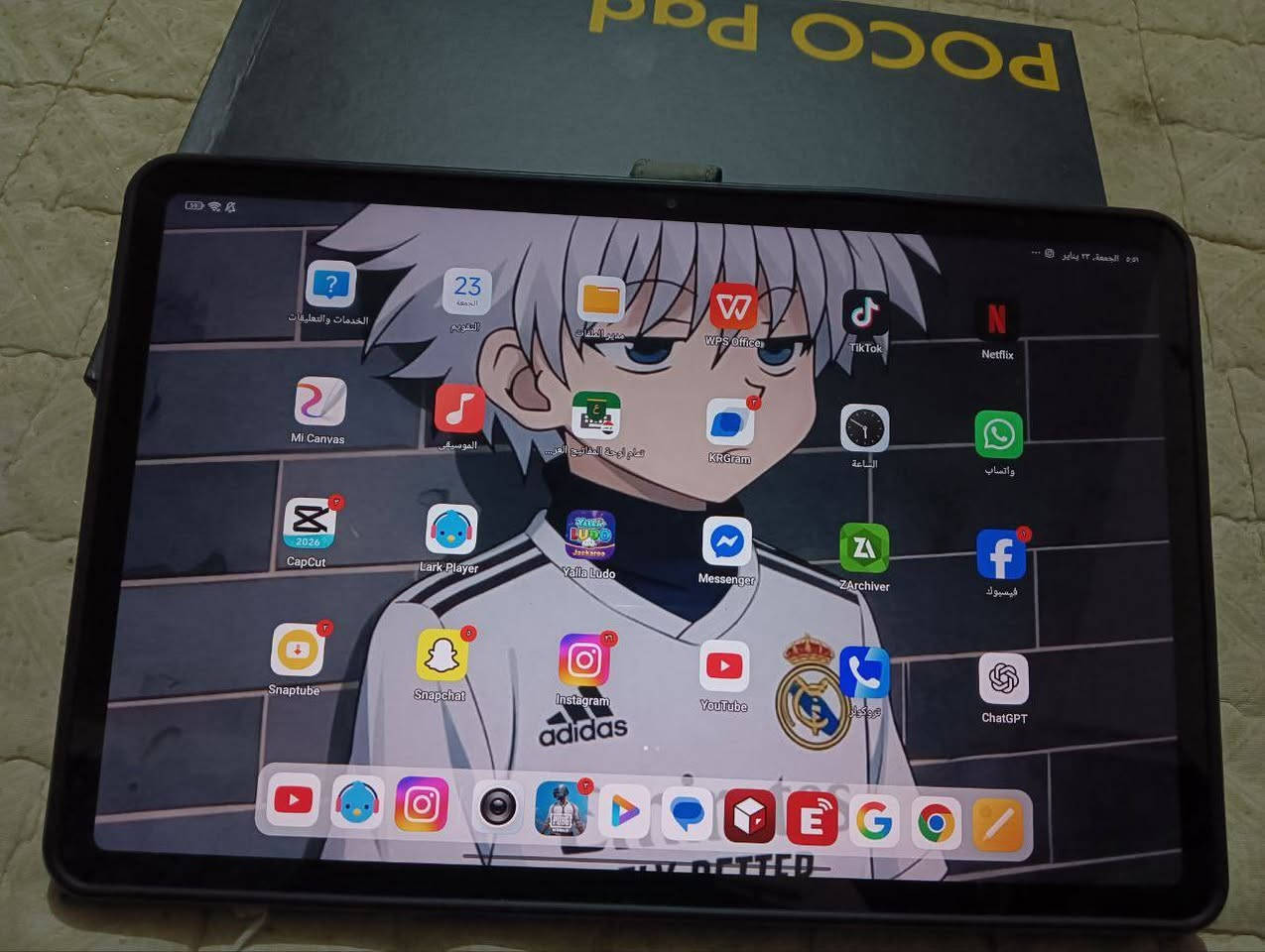 للبيع سعر رخيص
حله شارع 80 *********** واتساب 
مواصفاته نار 🔥 بل تعليق
يشغل ببجي 60 فريم HDR
