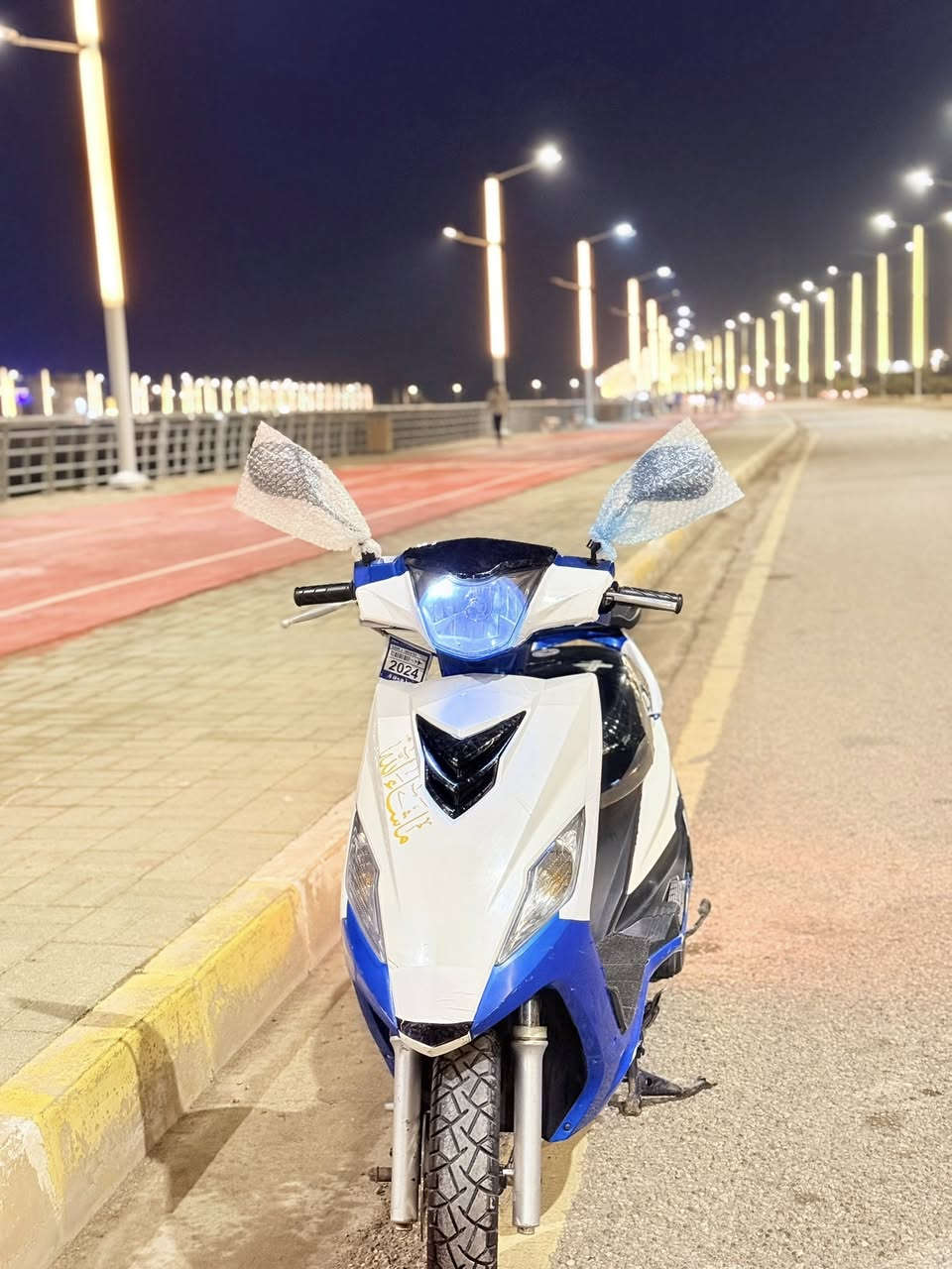 السلام عليكم 

للبيع دراجة هاوجر 
موديل 2019
محرك125 مفتوح
تايرات جبلي 
الدراجة نكرة صلف 
ماشالله نضيفه جدا 
السعر 450 
الهاتف ***********
مكاني كورنيش الرمادي
