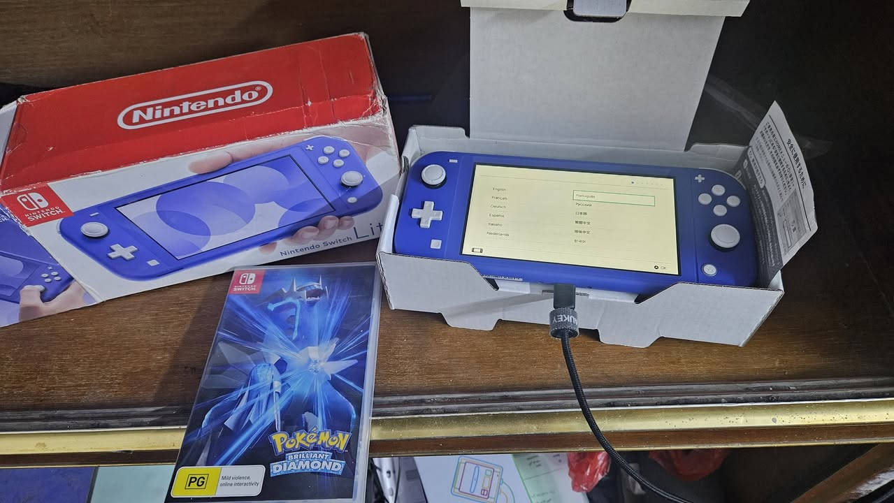 جهاز نينتيندو سويتج lite غير مهكر جديد حتى النظام ما بادي بي مع لعبة Pokémon brilliant diamond
170 الف


**إذا كنت صاحب هذا الإعلان وتريد حذفه لأي سبب، رجاءا أرسل رسالة إلى الدعم الفني**