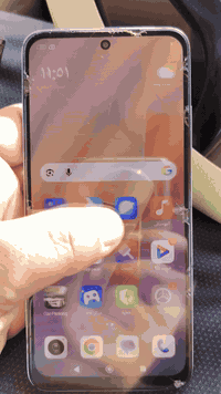 ريدمي نوت ١٢ اس • ٢٥٦ • كاميرا مكسورة