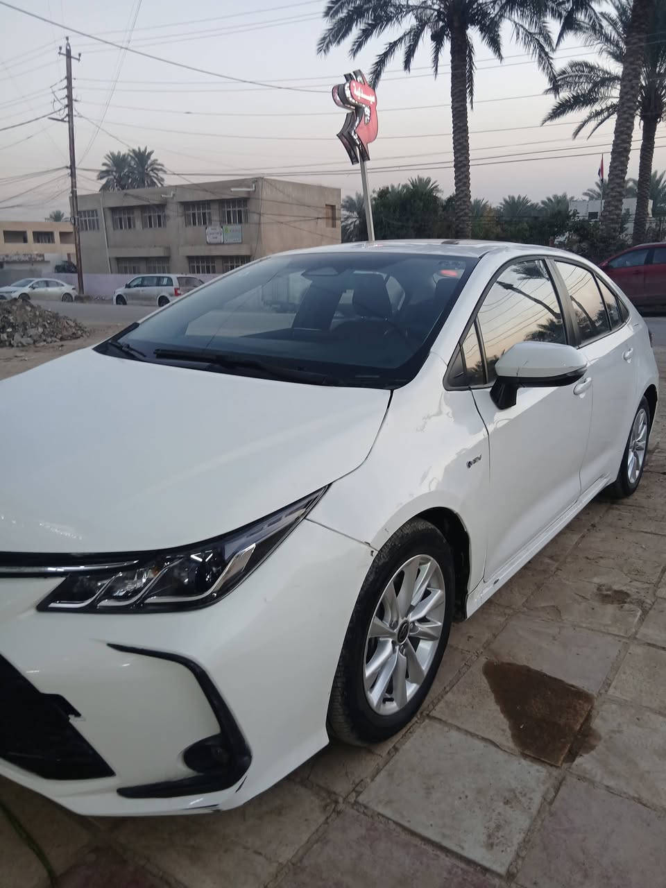 السلام عليكم كورولا هايبرد موديل 25 رقم بغداد  تحويل مباشر باسمي بيها صبغ اربع قطع السعر 135 وبيها مجال عنوان بغداد رقم الهاتف ***********
