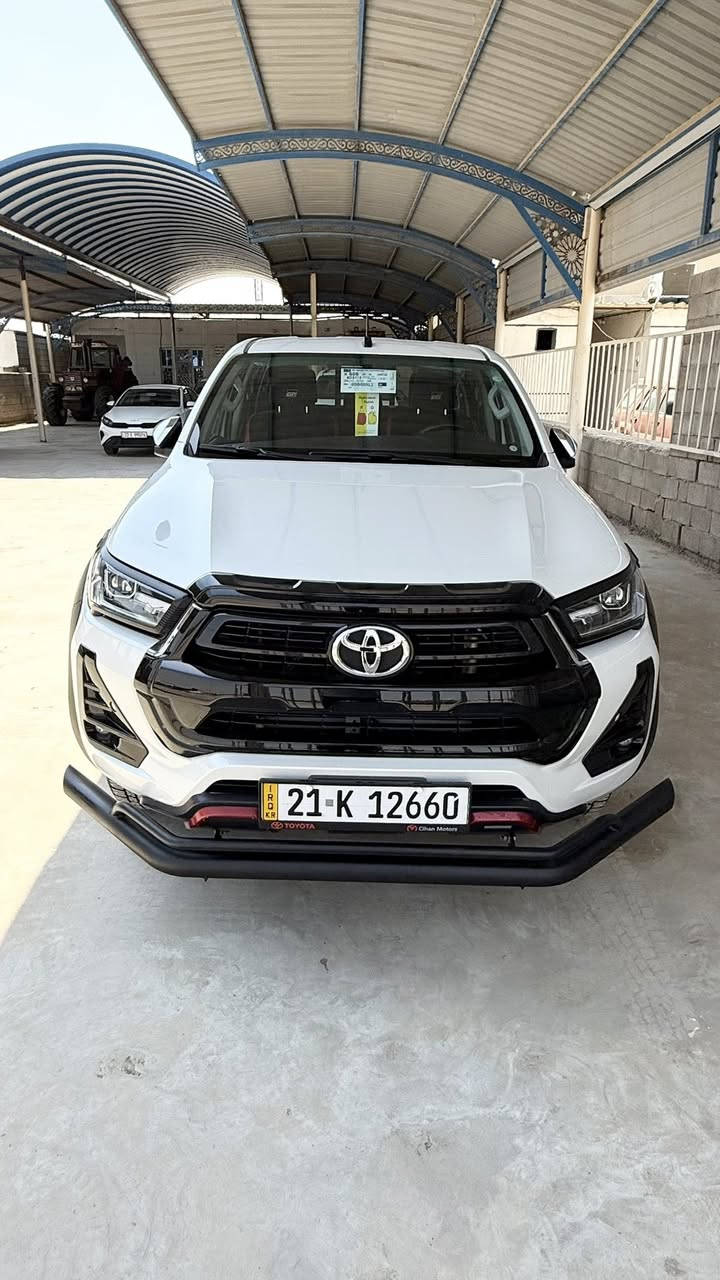 السلام عليكم
للبيع او مراوس
 تيوتا هايلوكس تي ار دي( TRD)
 موديل 2024
ماشيه 52 الف
فول موصفات شركه ساز (SAS)
مكفول عام
حجم المحرك سته سلندر V6
رقم شمالي ( وكاله او تحويل)
مكانها واسط الزبيديه
السعر 375$ ورقه و بيه مجال
***********
