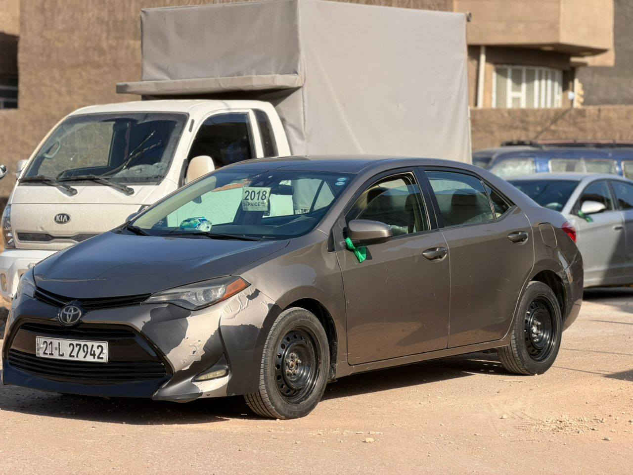 السلام عليكم
كورلا 2018 

السعر مناسب 

حادثها بنيد فقط وبارد ب جاملغ امامي

مكينه وكير وحداديه وتخم تاير تبريد تدفئه كله جديد 

سياره مدوشمه كامله 

رقم سليمانيه تحويل ثاني يوم 

فئه Le 

معروفه مواصفاتها

رادار 

تحكمات

شاشه كبيره

كامره 

ويل اسود بلادي

مكاني بابل 

اي استفسار 

***********

ملاحظه.... مكلف بالنشر
