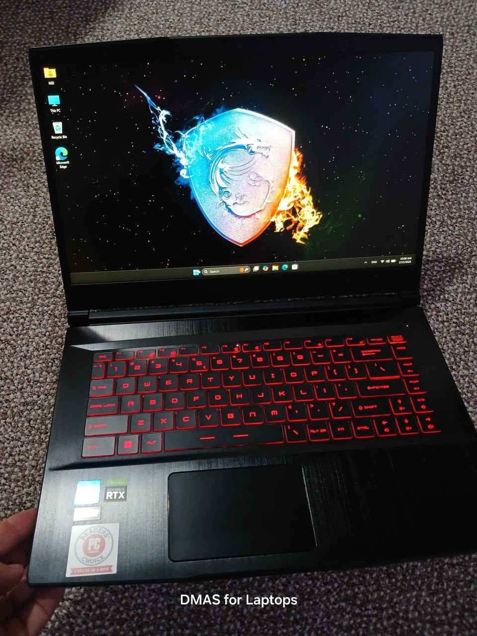 لاپتۆپی ئێم ئێس ئای دەستی دوو بێ کێشە

نرخی قفڵی 450$ جێگیرە
سعر 450$ جێگیرە 

تەنها شاحینەی لەگەڵدایە

ملاحظة: ما عندي نظام أقساط وما أسوي تبديل. رجاءً.
تێبینی : بە قست نابێت و گۆڕینەوەم نییە تکایە 

   
🌟 Condition: Used دەستی دوو
__________________________________________

💻 Brand: MSI بڕاند 
_________________________________________
💻 Model: GF 11UC-1276US GF63 Thin ئێم ئێس ئای

بۆ زانینی تەواوی مواسەفاتی مۆدێلی لەئینتەرنێت بگەڕێ
__________________________________________
⚙️ Processor: Core I5-11400H کۆڕ ئای پێنج   
__________________________________________
⚙️ Generation: 11  gen جیلی یازدە
__________________________________________
🟰 RAM: 8 DDR4 ڕام هەشت گێگا
__________________________________________

💾 500 GB NVMe  ئێس ئێس دی ئێن ڤی می

__________________________________________
🖥  15.6 inch FHD 144 HZ شاشە پازده ئینج فوڵ ئێچ دی 
__________________________________________
🕹GPU0: Shared 4 GB کارد شاشە داخلی چوار  گێگا

🕹GPU1: RTX 3050 4GB   کارد شاشە خارجی چوار گێگا
__________________________________________
🌟 Red Single color Keyboard کیبۆرد ڕەنگی سوور
__________________________________________
🌟7 days Guarantee یەک هەفتە  گەرەنتی
💰Price 💵:$450 Firm price

__________________________________________
✅Location: Erbil شوێن هەولێر
📞 Contact: *********** Viber and Whatsapp بۆ پەیوەندی
📞۰۷٥۰۲۳۰٦۸۲۱ Viber & Whatsapp

 دیماس ئۆنڵاین دەستی دوو، بەبێ دوو دڵی لای ئێمە 
بیکڕە

DMAS online shopping for second hand gaming laptop, buy with confidence!

 TH TH ZE DO

=================================== أربيل, العراق
